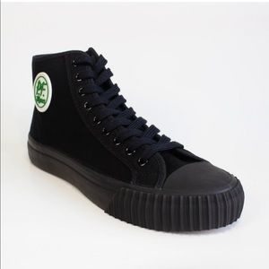 PF Flyers Sandlot Center Hi Unisex, Size W8 M6.5, Black
